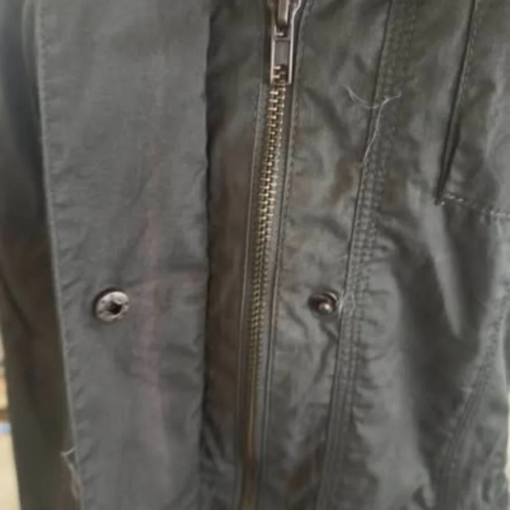ARMY GREEN HOODED JACKET